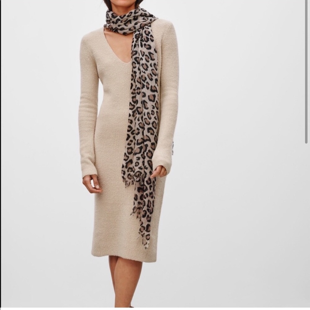 Aritzia Wilfred Knit Midi Dress